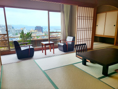 【本館・最上階・海眺望】和室12畳 一例