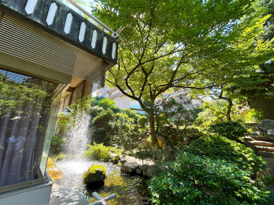 庭園・滝
