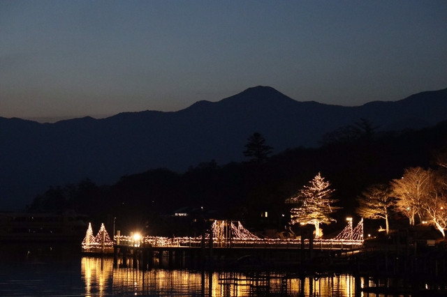 中禅寺湖畔イルミネーション